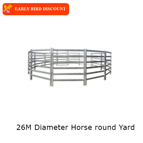 26M Diameter Horse round yard