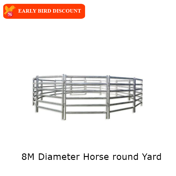 8M Diameter Horse round yard